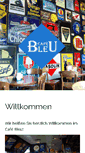 Mobile Screenshot of cafe-bleu.de